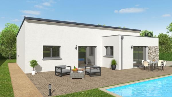 Terrain + Maison à vendre 5 pièces - 112 m²