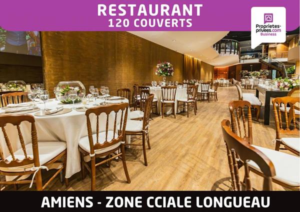 ZAC AMIENS Longueau -  RESTAURANT 120 COUVERTS, 300 M²