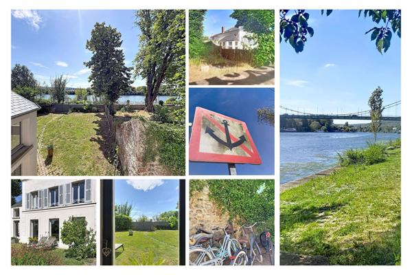 Elégante Maison familiale en centre ville avec Vue Seine – Triel Sur Seine