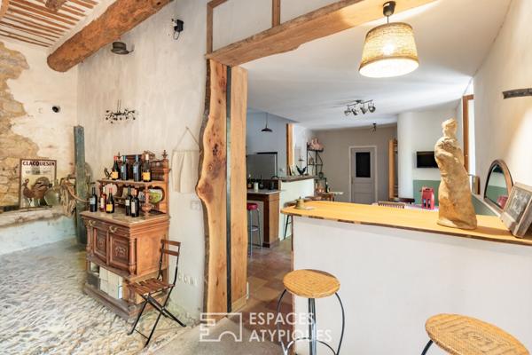 Maison de charme et potentiel locatif, au centre historique de Lagrasse