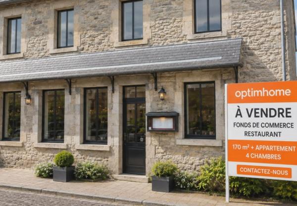 FONDS DE COMMERCE – RESTAURANT TRADITIONNEL À 5 MINUTES DE QUESTEMBERT – CAUSE RETRAITE – APPARTEMENT 4 CHAMBRES