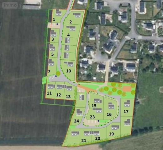 Terrain à Batir à vendre à Confort-Meilars dans le Finistère (29790), ref : 29021-1046109