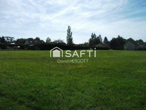 Terrain de 975m², constructible, non viabilisé