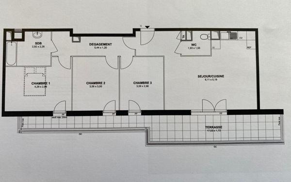 Appartement à vendre    4 pièces •  Villiers-sur-Marne