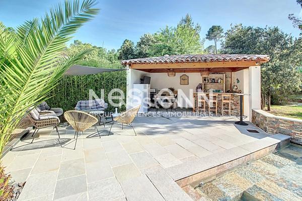 Maison à Lorgues de 130m2 de plain pied , Piscine BALI 8/4, terrain de 2000m2 ,quartier recherché!