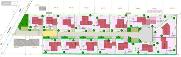Terrain à Batir à vendre à Arc-sur-Tille en Côte-d'Or (21560), ref : FP/PP Lotissement le clos Maurice