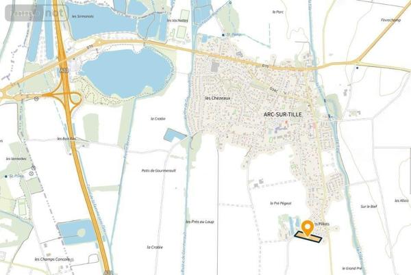 Terrain à Batir à vendre à Arc-sur-Tille en Côte-d'Or (21560), ref : FP/PP Lotissement le clos Maurice