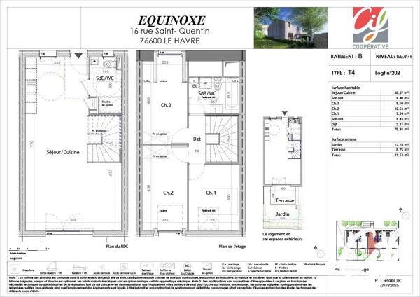 Maison neuve à vendre au Havre (76600)