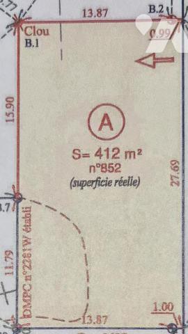 TERRAIN VIABILISE PROCHE COMMERCES