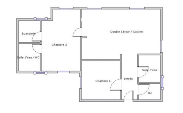 REZ-DE-JARDIN A LA BUTTE MONTMARTRE.