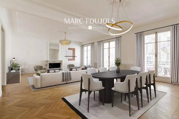 Parc Monceau – appartement familial rénové & double parking