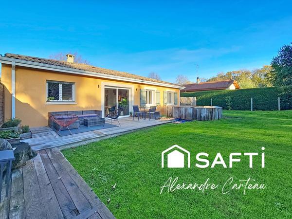 Jolie maison récente 3 chambres avec garage, jardin, abri de jardin