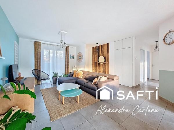 Jolie maison récente 3 chambres avec garage, jardin, abri de jardin