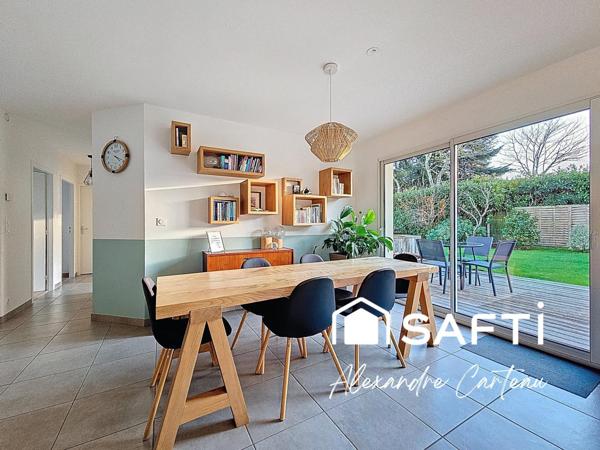 Jolie maison récente 3 chambres avec garage, jardin, abri de jardin