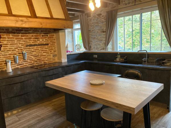 Maison en pierre rénovée