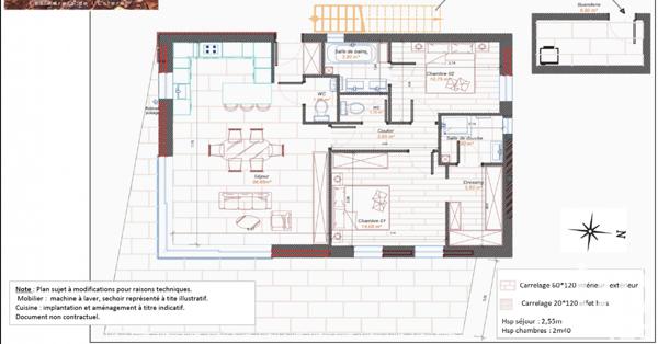 Appartement à vendre 3 pièces 84,4 m² Les Adrets-de-l'Estérel