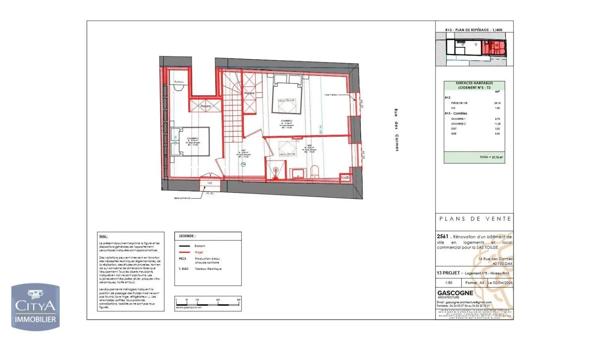 Appartement à vendre 3 pièces 57.76m² Dax (40100)