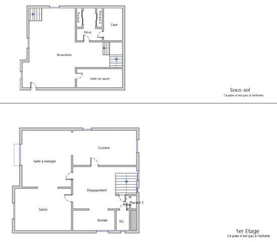 Maison bourgeoise 1920 de 210 m² habitables et ses dépendances, 6 chambres, au coeur de St-Etienne