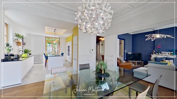 Maison bourgeoise 1920 de 210 m² habitables et ses dépendances, 6 chambres, au coeur de St-Etienne