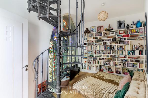 Triplex contemporain au sein d’une demeure historique à Montmartre