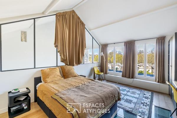 Triplex contemporain au sein d’une demeure historique à Montmartre