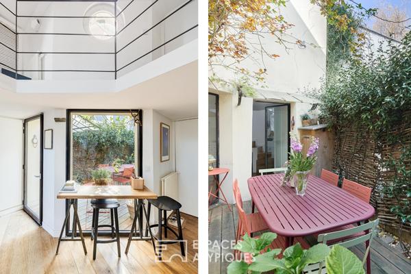 Triplex contemporain au sein d’une demeure historique à Montmartre
