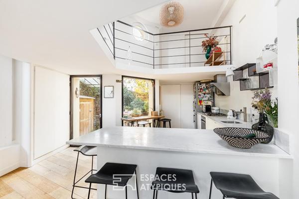 Triplex contemporain au sein d’une demeure historique à Montmartre