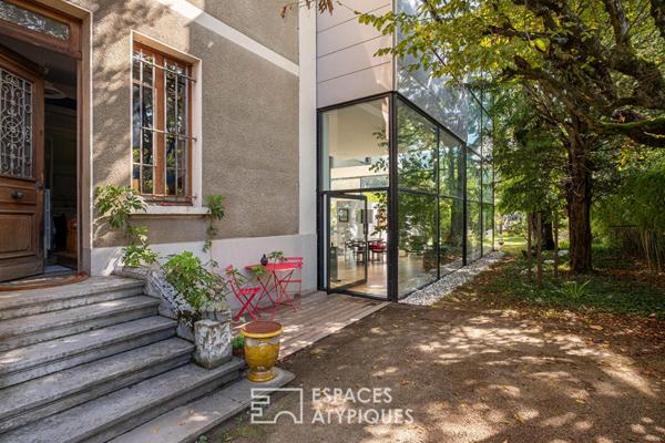 Maison bourgeoise d’exception avec extension en verre