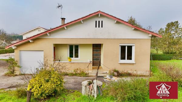 maison 2 chambres de plain pied avec garage et jardin  Saint-Sylvestre-sur-Lot (47140)