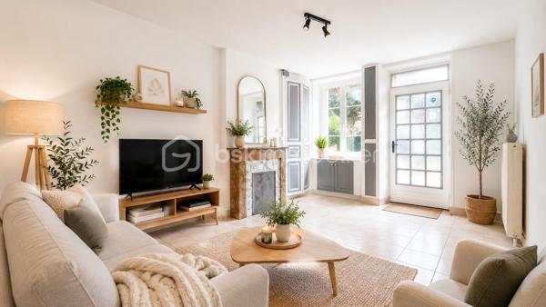 À Châteauroux, découvrez cette agréable maison de ville offrant une vie de plain-pied et un excellent potentiel d'évolution.
D'une surface habitable d'environ 62 m², elle se compose d'un salon lumineux, d'une cuisine indépendante, de deux chambres, d'une salle d'eau avec WC ainsi que d'une buanderie attenante.
Vous profiterez également d'une cave avec chaufferie, d'un grenier isolé, d'un atelier et d'un jardin clos d'environ 300 m², idéal pour profiter des beaux jours.
Côté confort, la maison bénéficie d'une chaudière gaz à condensation installée en 2013, de menuiseries PVC double vitrage.
Habitable immédiatement, ce bien propre et entretenu permettra à ses futurs occupants de moderniser progressivement les espaces selon leurs envies.
Une opportunité particulièrement adaptée à un premier achat ou à un investissement locatif grâce à son prix attractif et à ses prestations déjà en place.