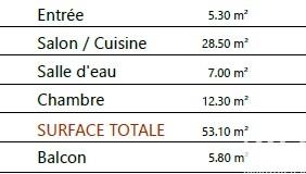 Appartement à vendre 2 pièces 53 m² Clermont-Ferrand