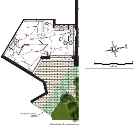 Appartement T3 à vendre  3 pièces - 42,58 m2 FREJUS - 83