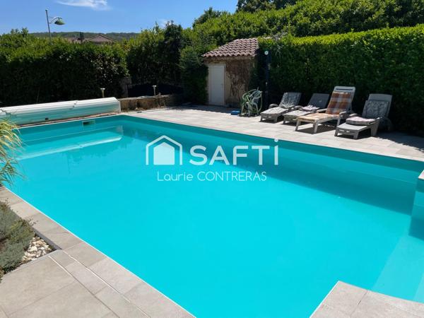 Maison familiale avec piscine et jardin