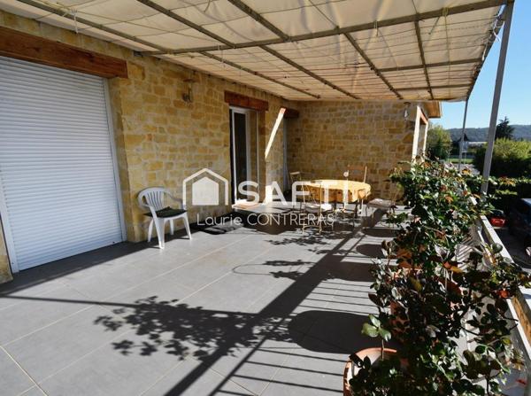 Maison familiale avec piscine et jardin
