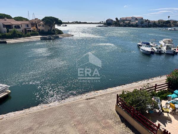 Appartement 3 pièces vue speculaire sur la marina et la mer à Saint Cyprien Centre-ville - 230 000 €