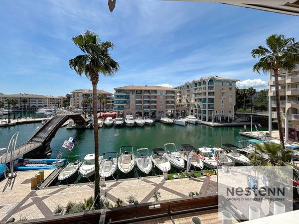 Port Frejus Spacieux T3 , parking, vue port