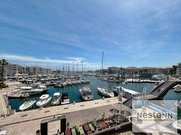 Port Frejus Spacieux T3 , parking, vue port