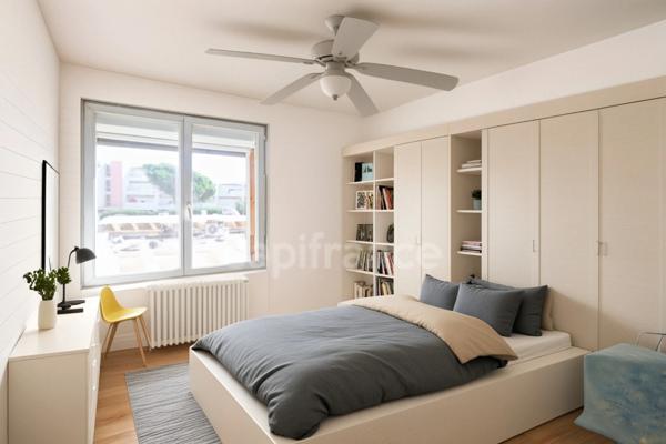 GARD (30) LE GRAU DU ROI (30340) à vendre Appartement 2 pièces de 36 m 2 avec petite vue Mer à rafraîchir.