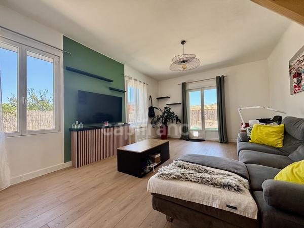 POUSSAN(34), À VENDRE MAISON RÉNOVÉE P4, SURFACE TOTALE 168 m2, TERRAIN 552 m2, GARAGE, PISCINE, SECTEUR CALME