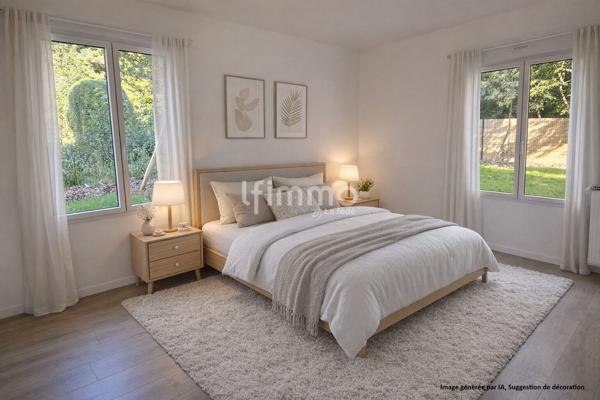 Appartement F3 avec bureau en Rdj