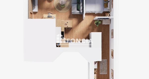 Location Studio meublé 32.2 m² - Clamart 92140