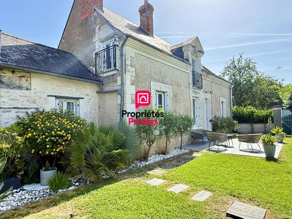 Maison en Pierre - ENTRE CHINON et L'ÎLE BOUCHARD - 140 m2 - Piscine - Jardin