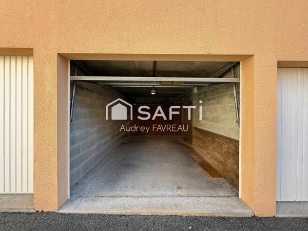 Appartement T2 lumineux avec garage et cave.