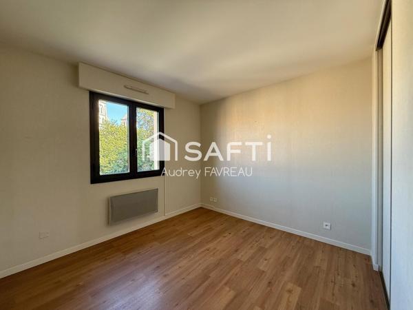 Appartement T2 lumineux avec garage et cave.