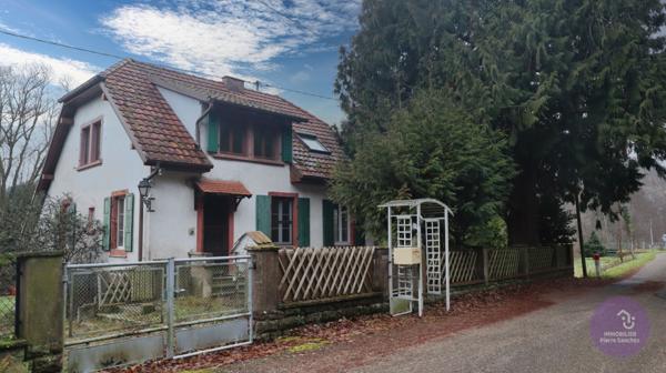 Gresswiller (67190) Gresswiller - maison individuelle à rénover 4 pièces 111.50 m², terrain de 7 ares 20 en bordure de forêt