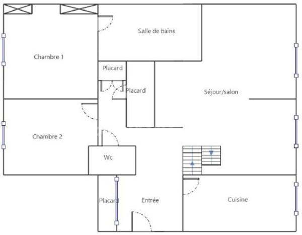 APPARTEMENT DUPLEX - 4 CHAMBRES - PARKING PRIVÉ -  PROCHE CENTRE VILLE - LISIEUX (14100)