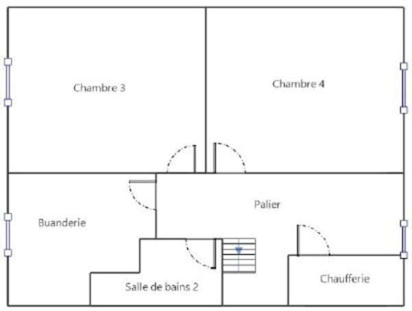 APPARTEMENT DUPLEX - 4 CHAMBRES - PARKING PRIVÉ -  PROCHE CENTRE VILLE - LISIEUX (14100)