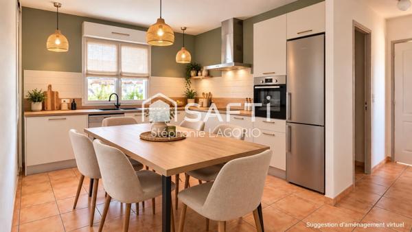 MAISON T3 – 60 M² – TERRASSE, JARDIN ET GARAGE