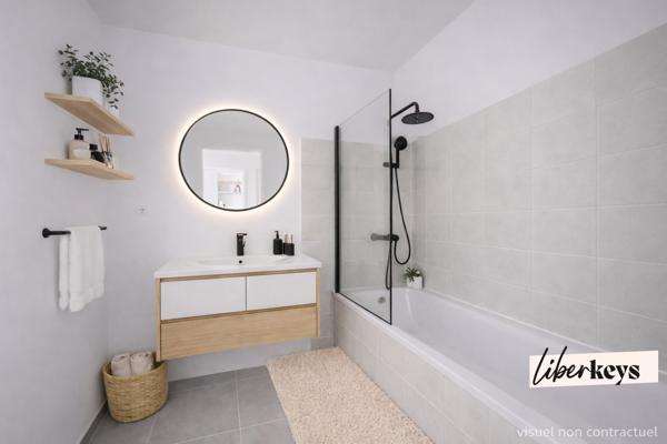 T3 lumineux 61 m² avec terrasse + 2 stationnements – Trigance Istres