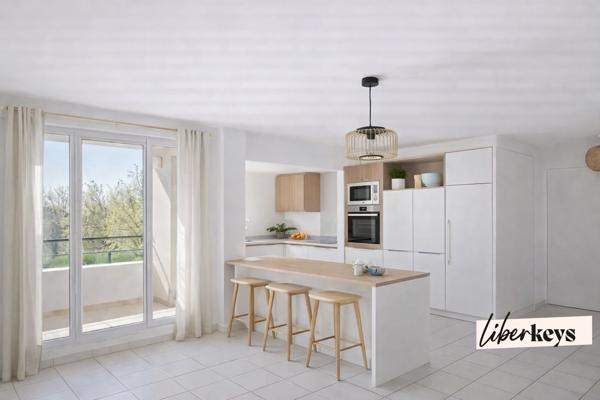 T3 lumineux 61 m² avec terrasse + 2 stationnements – Trigance Istres